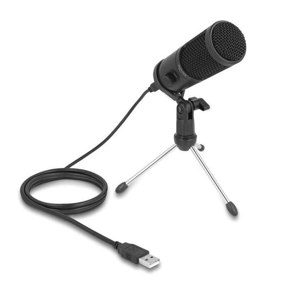Delock Kondensatormikrofon USB mit Ständer
