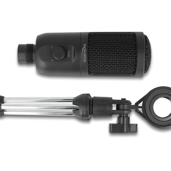 Delock Kondensatormikrofon USB mit Ständer