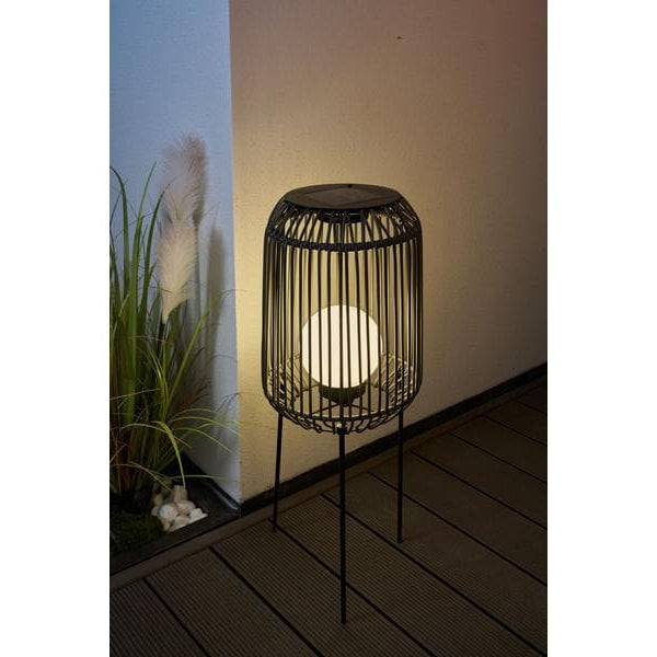 Pauleen Stehleuchte Solar Sunshine Coziness, Schwarz / Grau