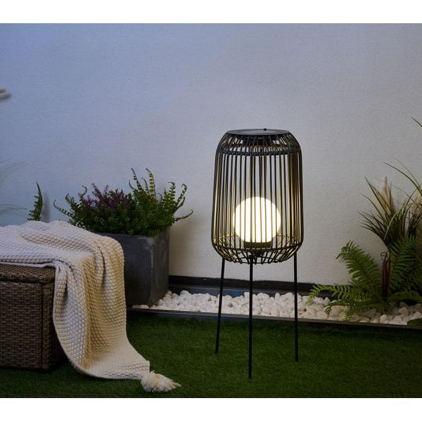 Pauleen Stehleuchte Solar Sunshine Coziness, Schwarz / Grau