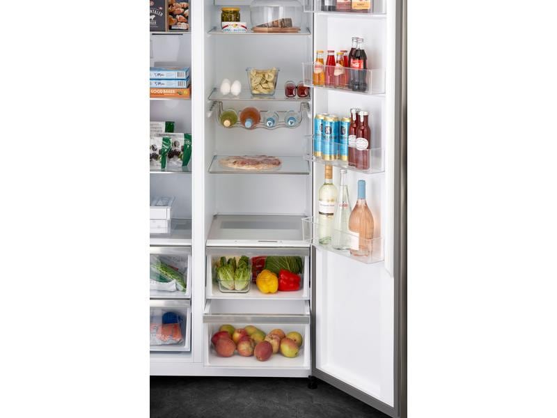 Trisa Kühlschrank Side-by-Side 592l, 7803.7545