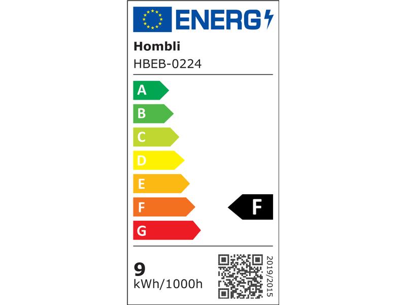 hombli Leuchtmittel Smart Bulb, E27, 9W, RGB + CCT, 1+1 Pack