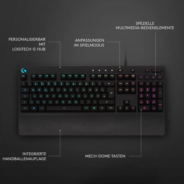 Logitech Gaming-Tastatur G213 Prodigy DE-Layout