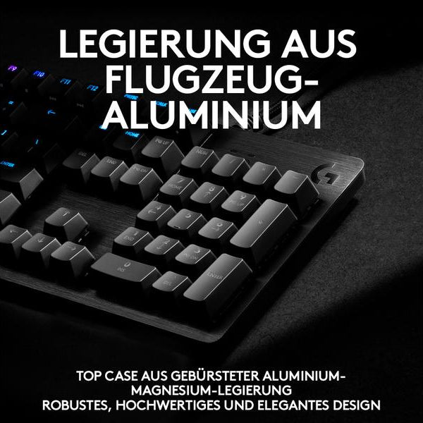 Logitech Gaming-Tastatur G512 GX Brown Carbon