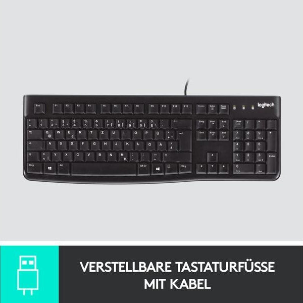 Logitech Tastatur K120 CH-Layout, kabelgebunden