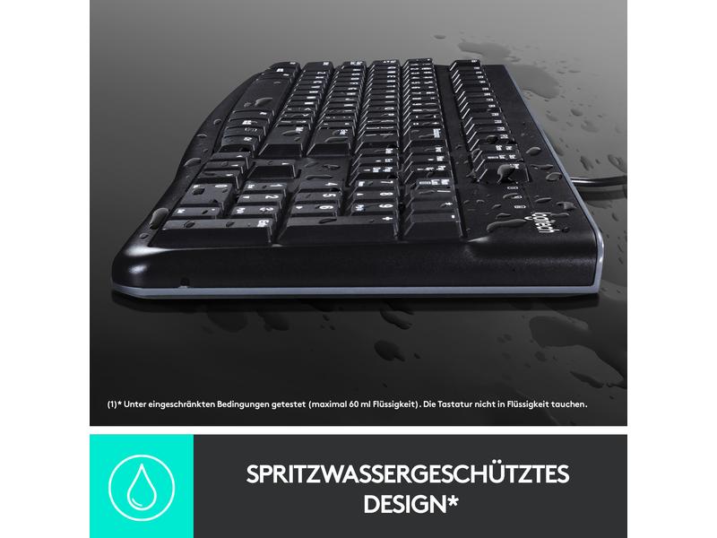 Logitech Tastatur K120 CH-Layout, kabelgebunden