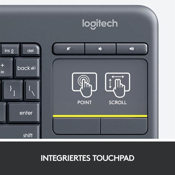 Logitech Tastatur K400 Plus CH-Layout