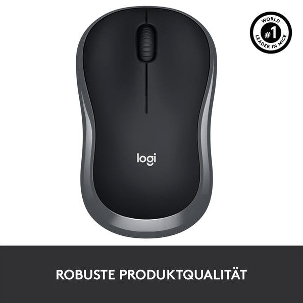 Logitech Wireless Mouse M185 - grau