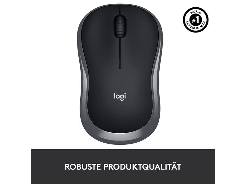 Logitech Wireless Mouse M185 - grau