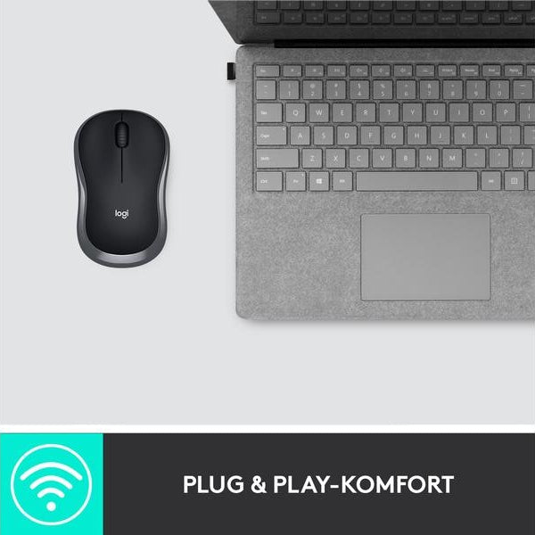 Logitech Wireless Mouse M185 - grau