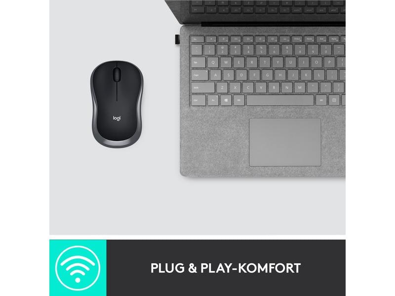 Logitech Wireless Mouse M185 - grau