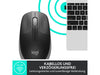 Logitech Maus M190 Grau/Schwarz, kabellos