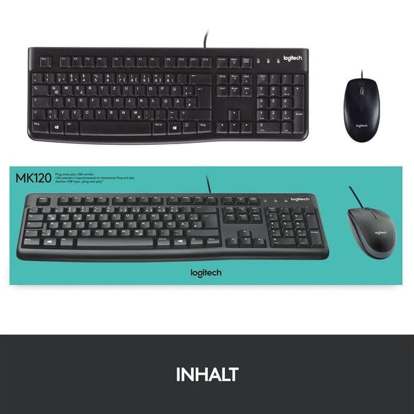 Logitech Tastatur-Maus-Set MK120