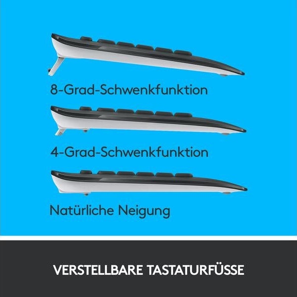 Logitech Tastatur-Maus-Set MK540 Advanced US-Layout, für Windows