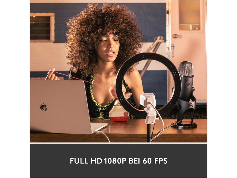 Logitech Webcam StreamCam Weiss