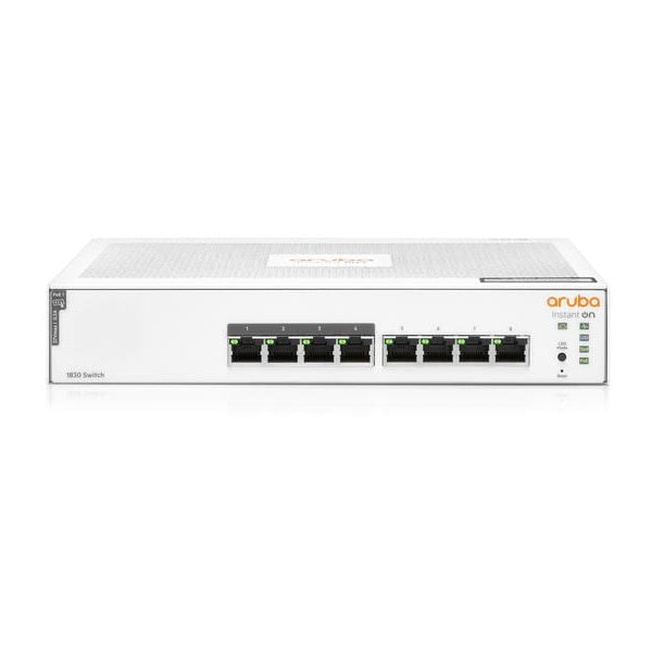 HPE Aruba Networking PoE+ Switch Aruba Instant On 1830-8G 8 Port