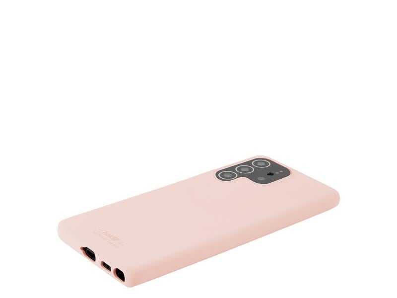 Holdit Back Cover Silicone Galaxy S22 Ultra Pink