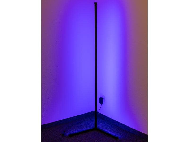 FTM Stehleuchte LED Ambilight, Triangle, RGBW, Schwarz