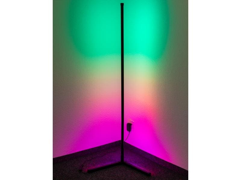 FTM Stehleuchte LED Ambilight, Triangle, RGBW, Schwarz