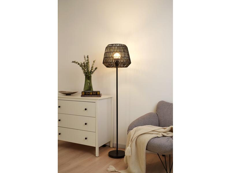 Pauleen Stehleuchte Timber Pearl, E27, 20 W, Schwarz