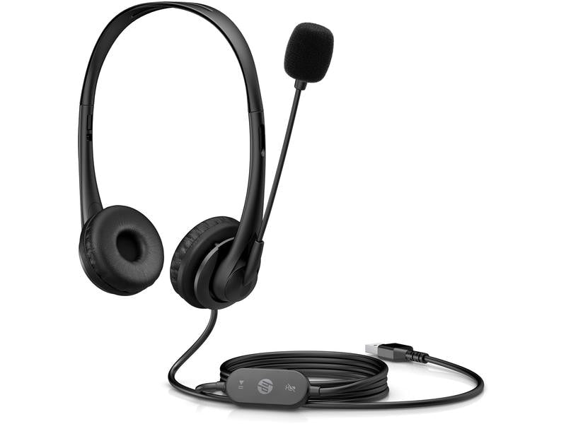 HP Headset USB Stereo G2 Schwarz