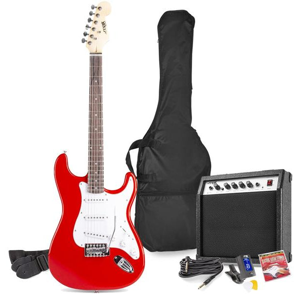 MAX E-Gitarre GigKit Rot