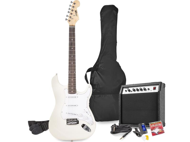 MAX E-Gitarre GigKit Weiss