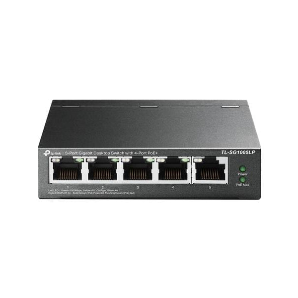 TP-Link PoE+ Switch TL-SG1005LP 5 Port