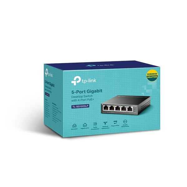 TP-Link PoE+ Switch TL-SG1005LP 5 Port
