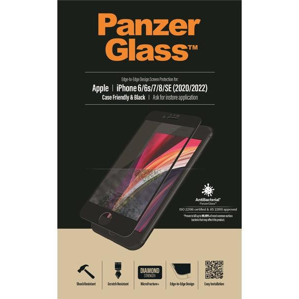 Panzerglass Displayschutz Case Friendly iPhone 6/6S/7/8/SE 2020/2022
