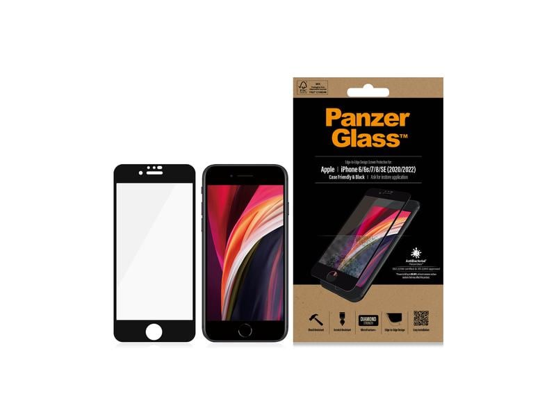 Panzerglass Displayschutz Case Friendly iPhone 6/6S/7/8/SE 2020/2022