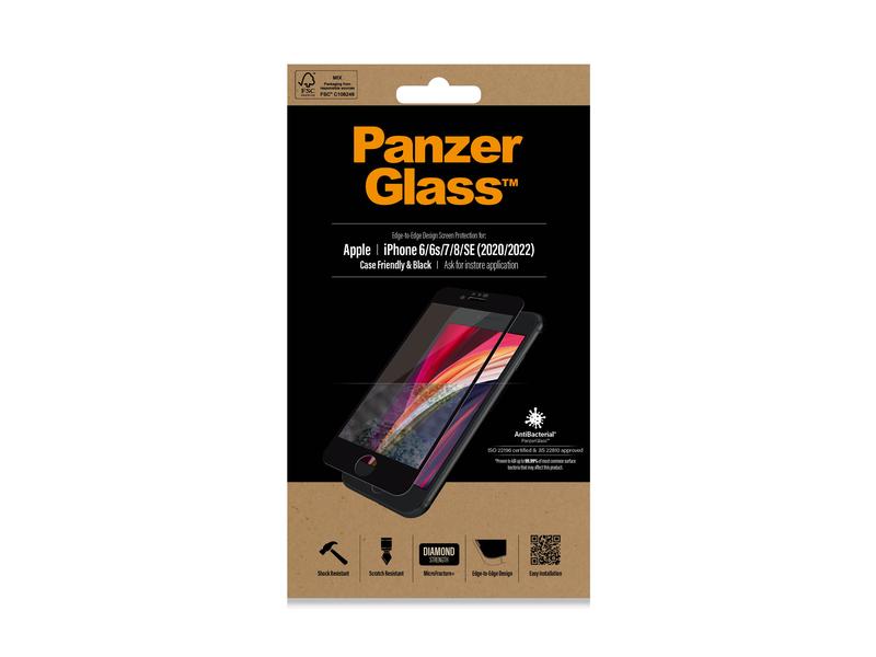 Panzerglass Displayschutz Case Friendly iPhone 6/6S/7/8/SE 2020/2022