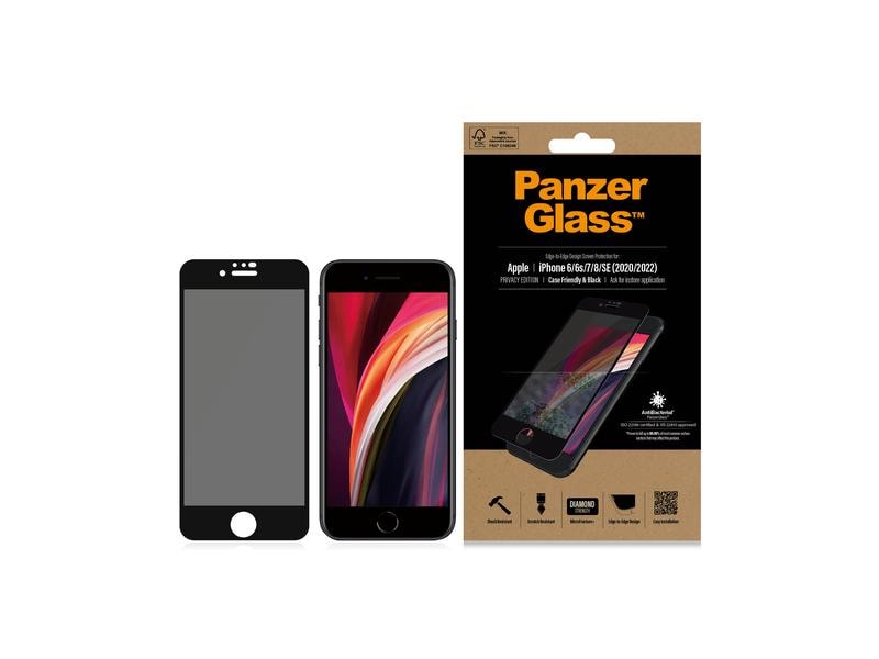 Panzerglass Displayschutz Case Friendly Privacy iPhone 6/6S/7/8/SE