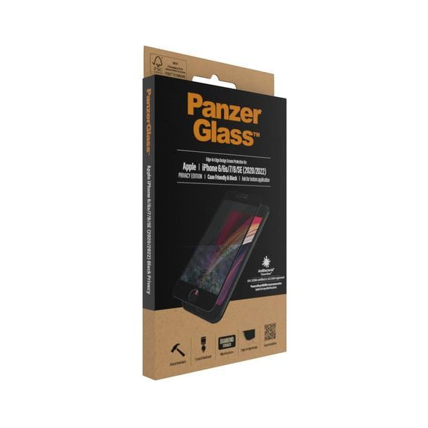Panzerglass Displayschutz Case Friendly Privacy iPhone 6/6S/7/8/SE
