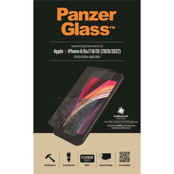 Panzerglass Displayschutz Standard Fit iPhone 6/6S/7/8/SE 2020/2022