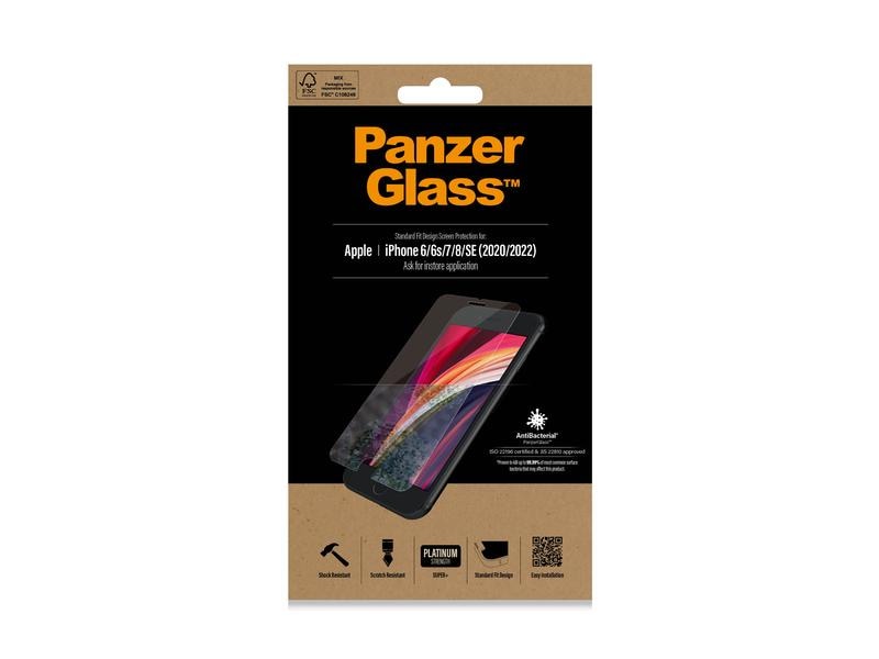 Panzerglass Displayschutz Standard Fit iPhone 6/6S/7/8/SE 2020/2022