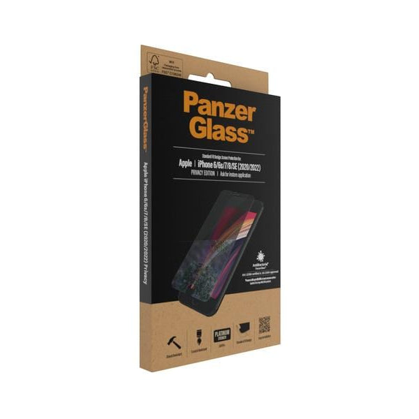 Panzerglass Displayschutz Privacy iPhone 6/6S/7/8/SE 2020/2022