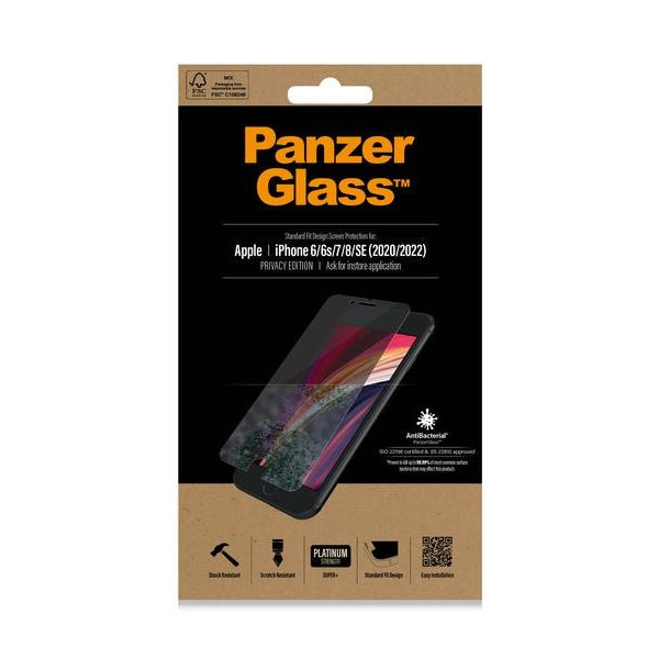 Panzerglass Displayschutz Privacy iPhone 6/6S/7/8/SE 2020/2022