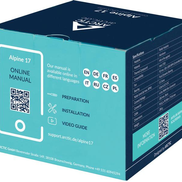 Arctic Cooling CPU-Kühler Alpine 17