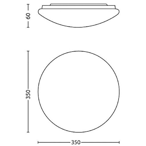 Philips Deckenleuchte Twirly 1700 lm Grau