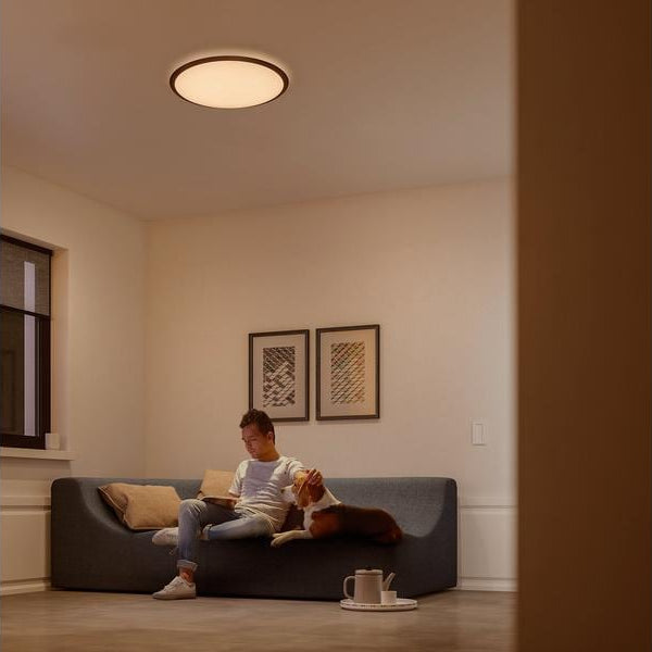 Philips Deckenleuchte Cavanal, 18 W, 1500 lm, 2700 K, Weiss