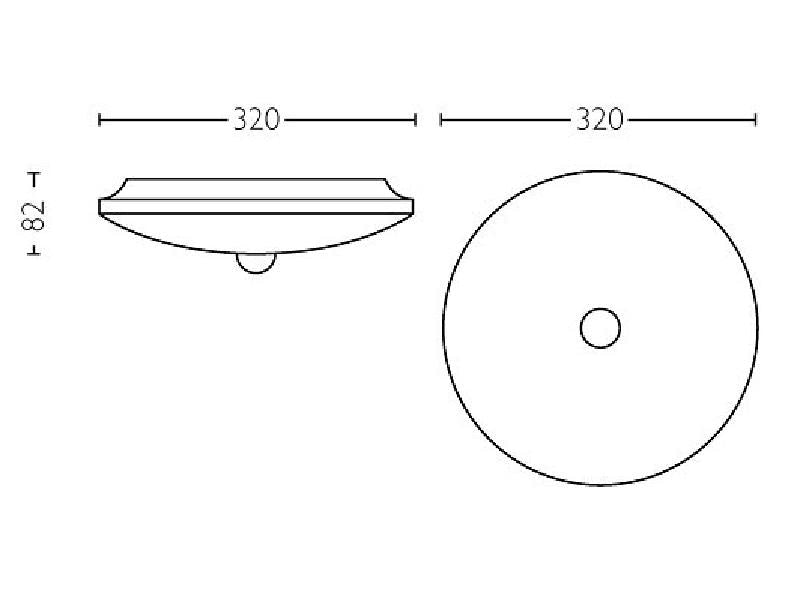 Philips Deckenleuchte Mauve, 16 W, 1700 lm, 2700 K, BWM, Weiss