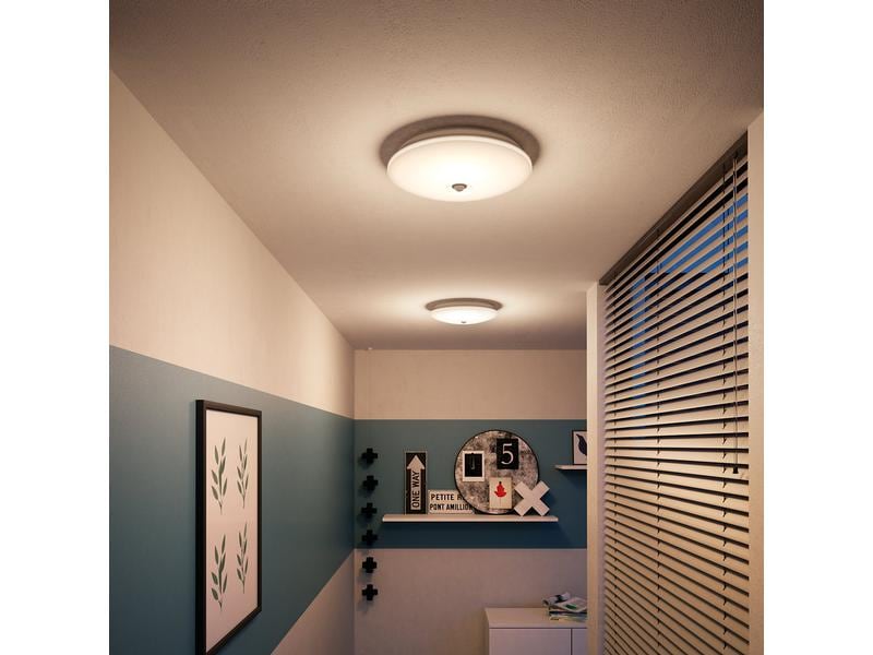 Philips Deckenleuchte Mauve, 16 W, 1700 lm, 2700 K, BWM, Weiss