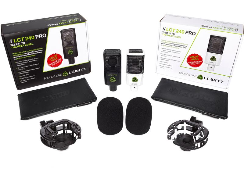 Lewitt Kondensatormikrofon LCT 240 Pro Value Pack Weiss