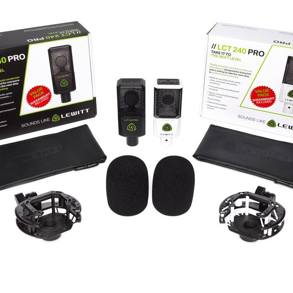 Lewitt Kondensatormikrofon LCT 240 Pro Value Pack Schwarz