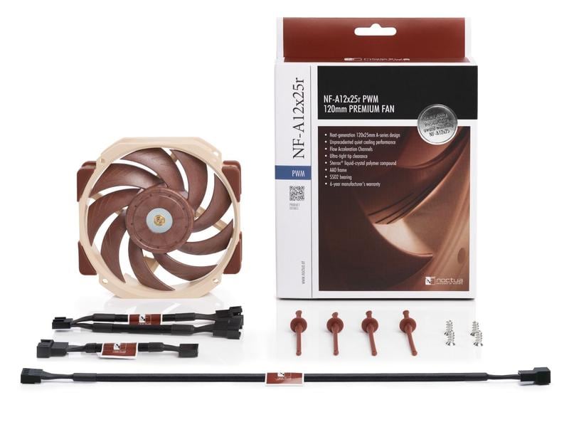 Noctua PC-Lüfter NF-A12x25r PWM