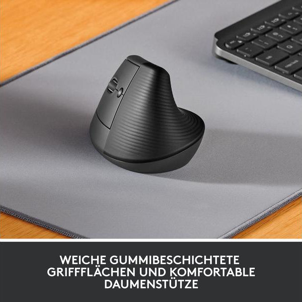 Logitech Ergonomische Maus Lift Left Graphite