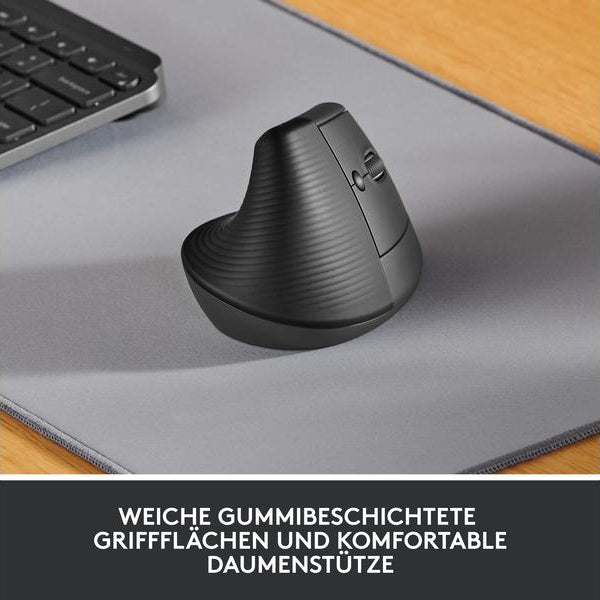 Logitech Ergonomische Maus Lift Graphite