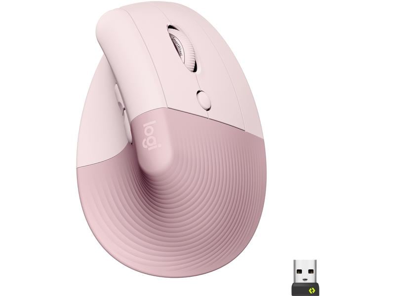 Logitech Ergonomische Maus Lift Rose