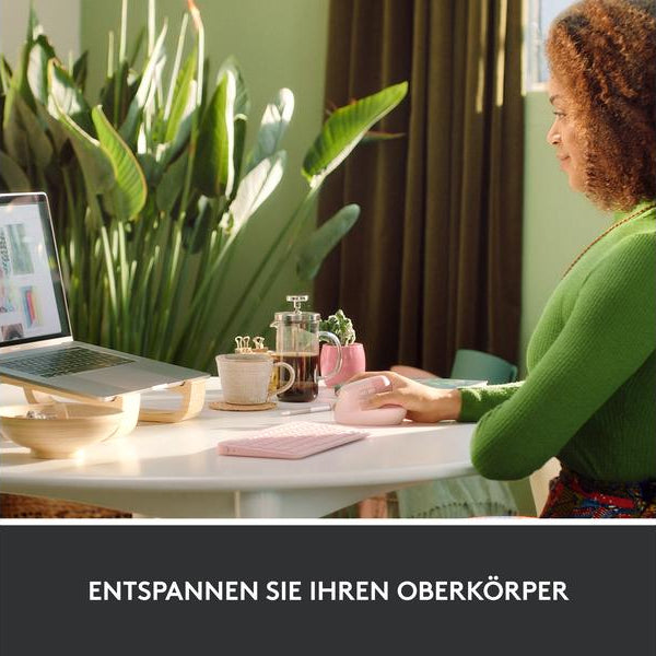 Logitech Ergonomische Maus Lift Rose
